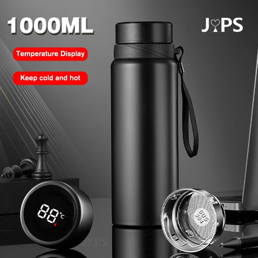 1000ML Smart Thermos Bottle Cold and Hot